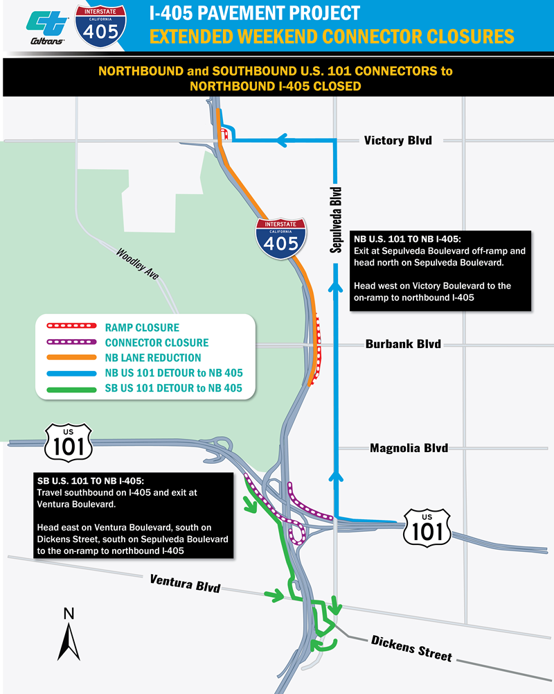 405 May 8-11 EWC US 101 Connector Closure Map