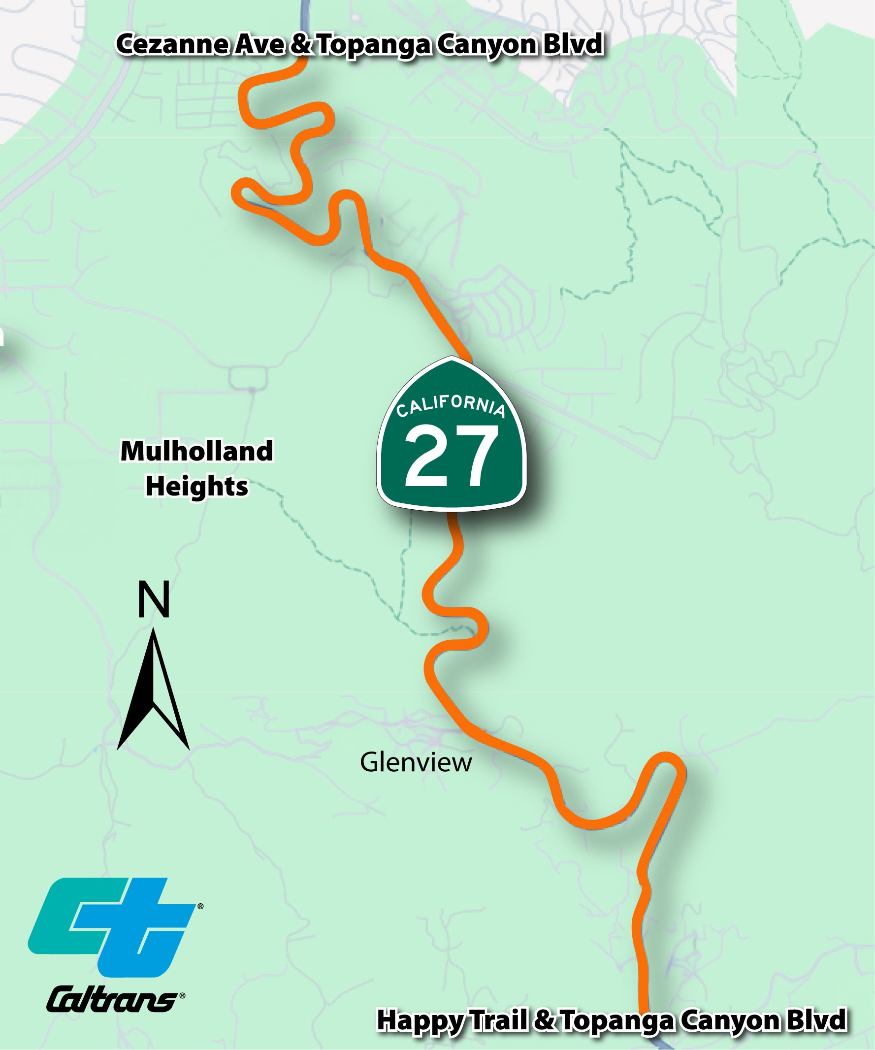 Caltrans to Begin Overnight Pavement Work on Topanga Canyon