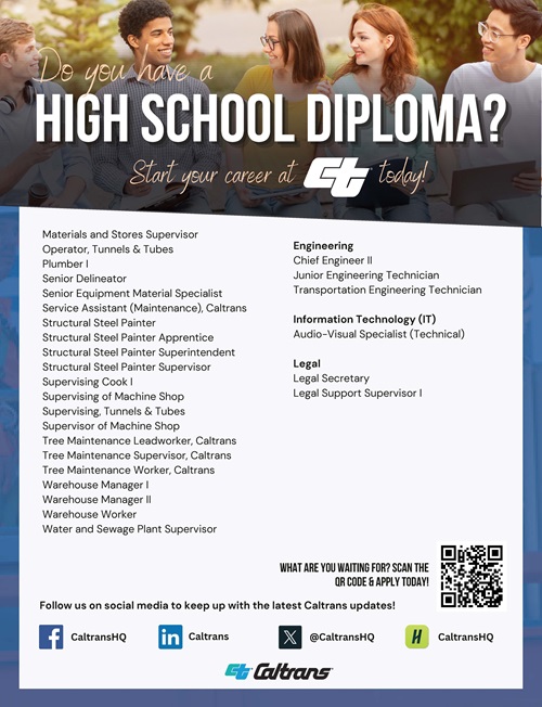 An image showing more positions a person with a high school diploma qualifies for.