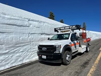 Snow removal on State Route 89 (Monitor Pass)