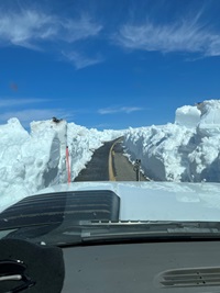 Snow Removal on State Route 270 on April 25, 2023