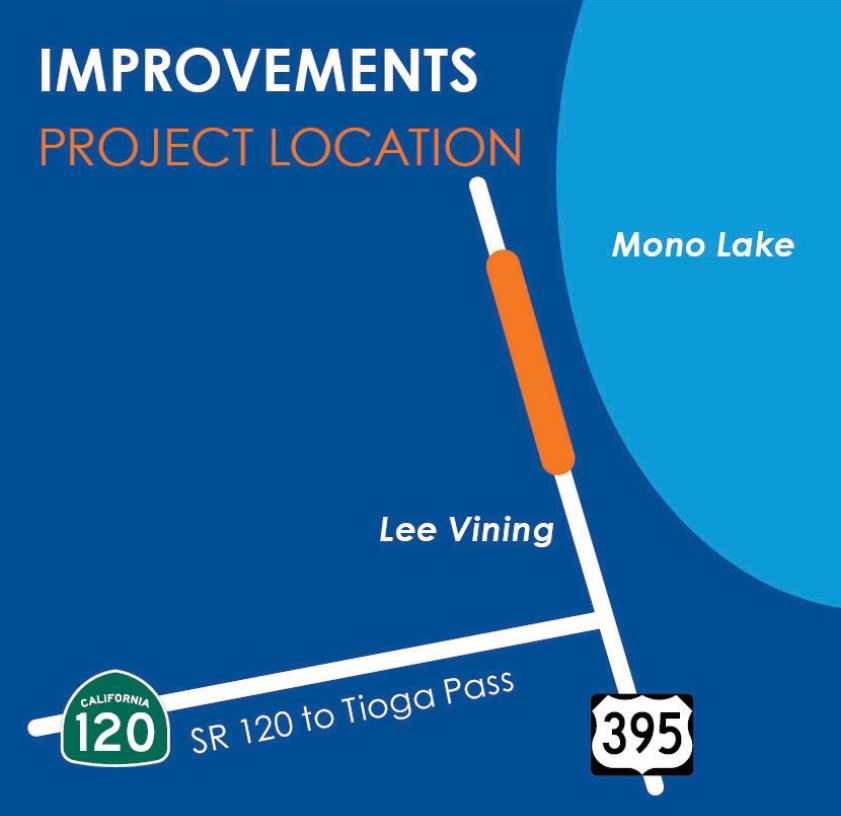 Map of the Mono Lake Project location.