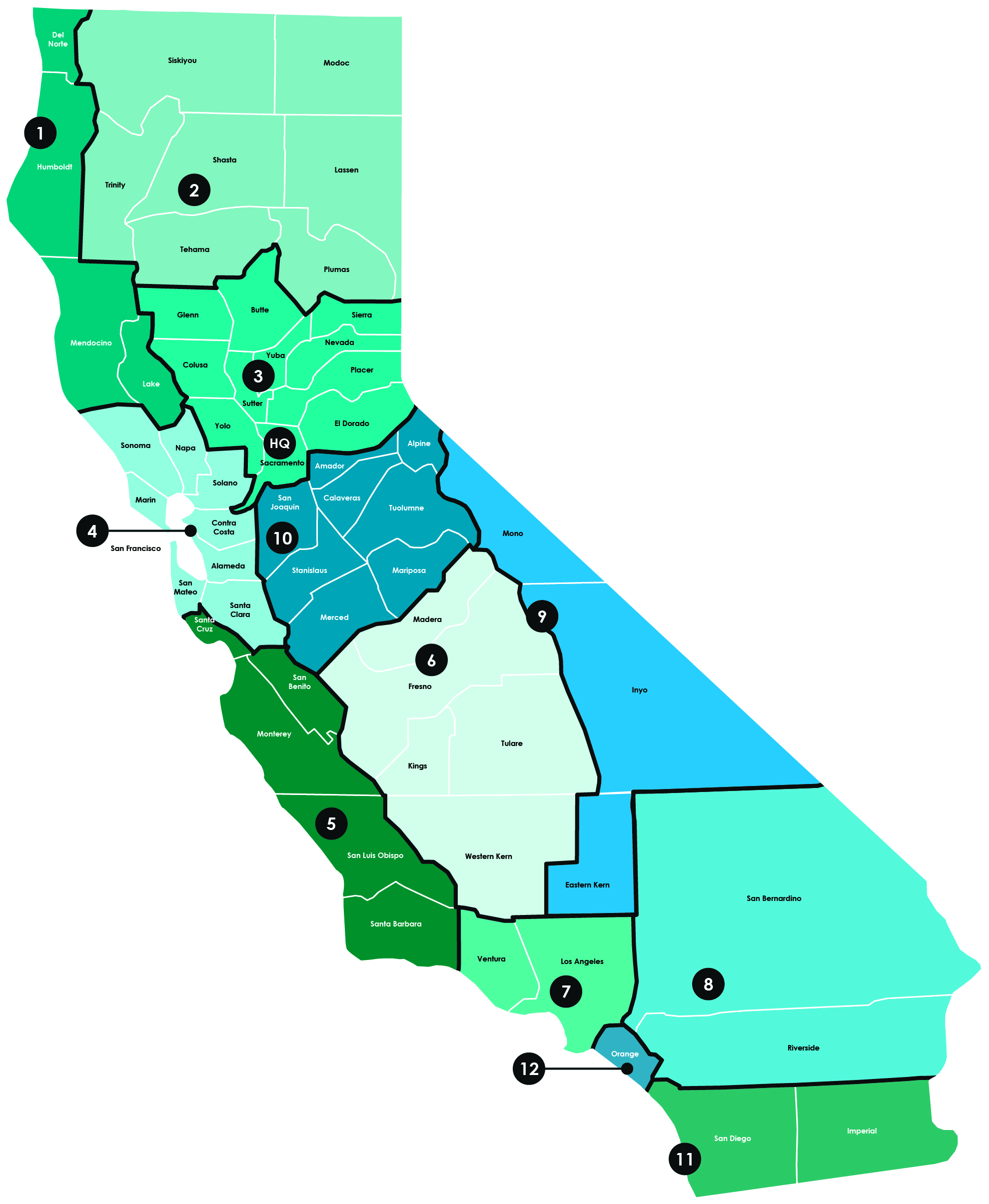 California District Map