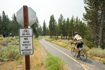 Class 1 Bike Path adjacent to US-50 - Meyers, CA