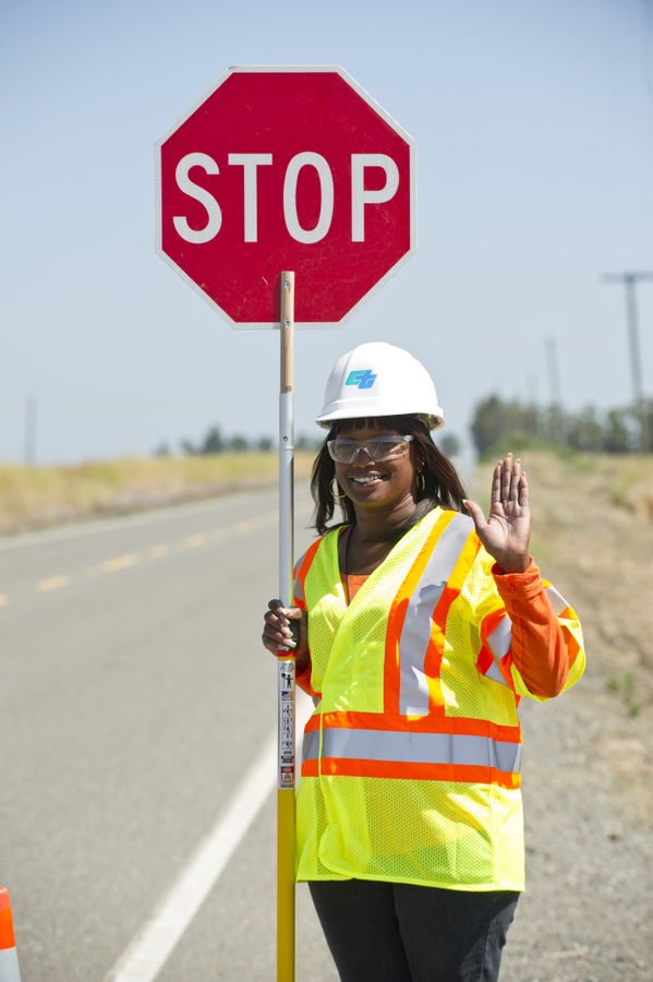 Figure 6H-12. Lane Closure on Two-Lane Road Using Traffic Control Signals  (TA-12)