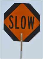 Image of a slow sign