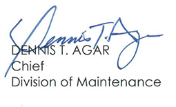 Dennis Agar signature
