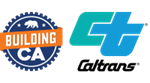 Logos for Building CA and Caltrans