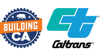 Logos for Building CA and Caltrans