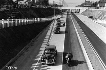 Opening Ceremonies for the Arroyo-Seco Parkway, 1940