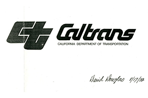 Original Caltrans logo design 1973