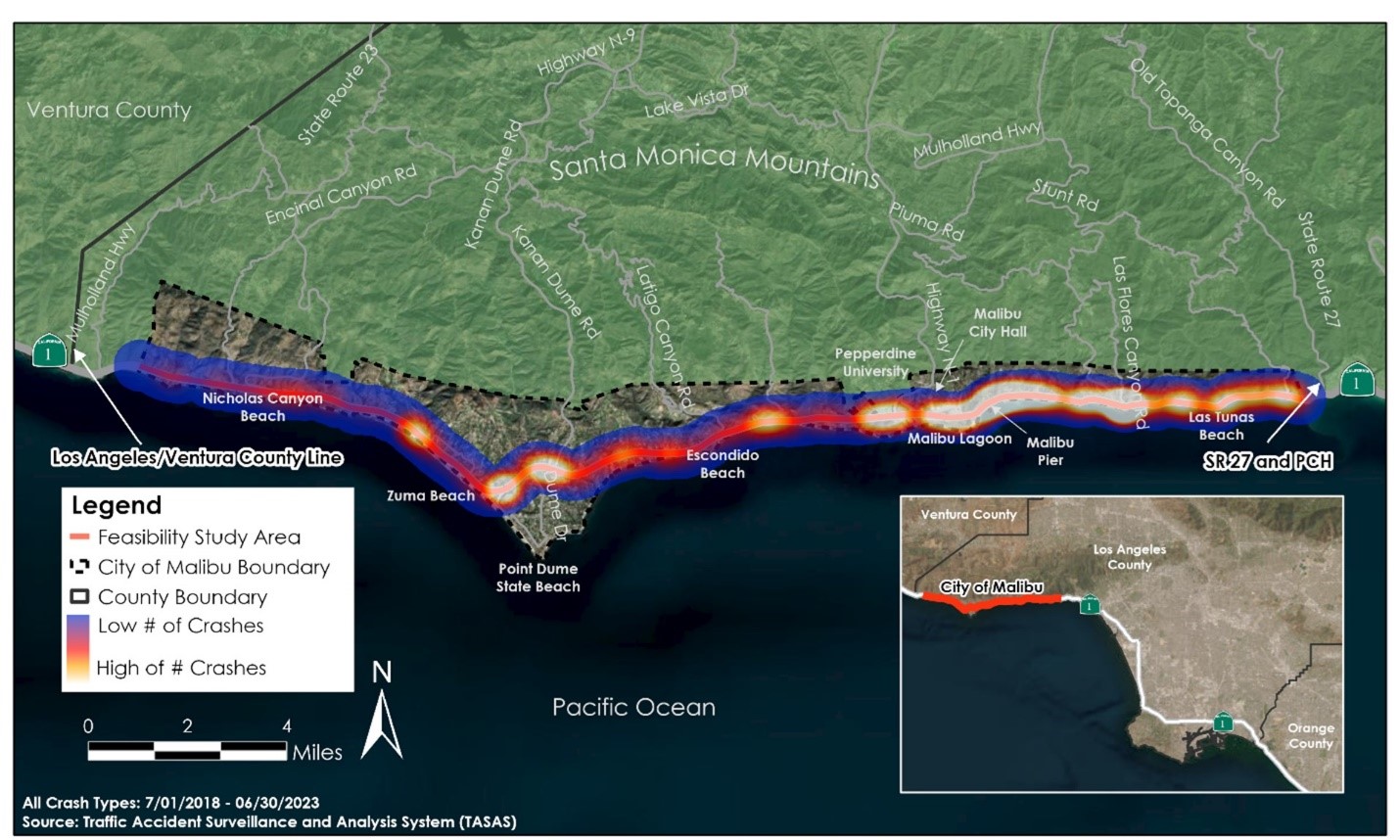 Pacific Coast Highway D7 map