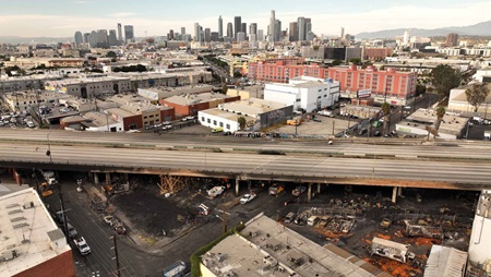 I-10 Los Angeles project site