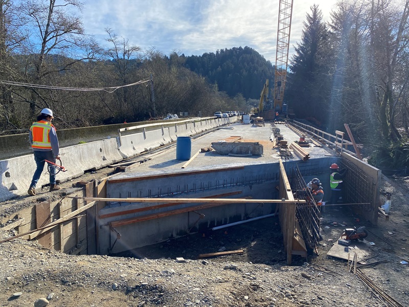 bridge work begins