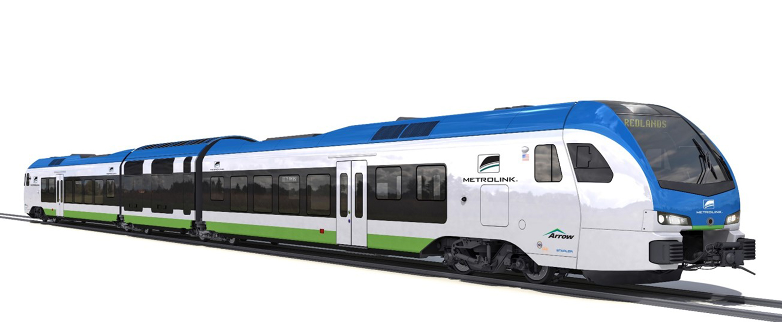 Graphic rendering of new Siemens hydrogen powered train