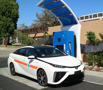 Caltrans ZEV and charging station