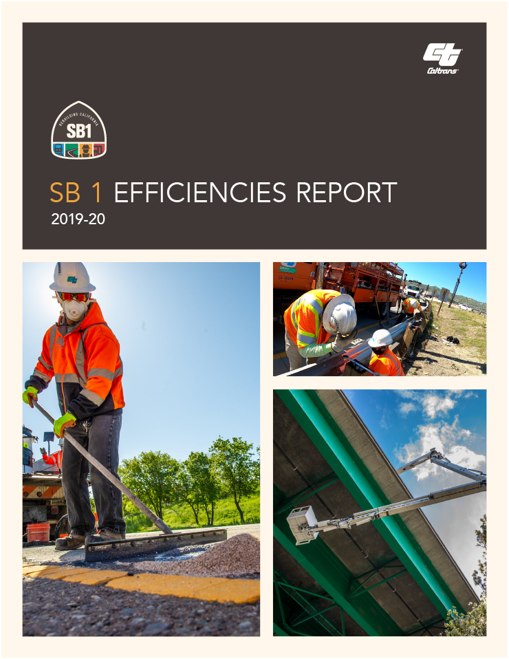 Cover photo of the 2019-20 SB 1 Efficiencies Report