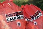 Don't Trash California - litter removal bags