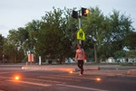 high visibility crosswalk