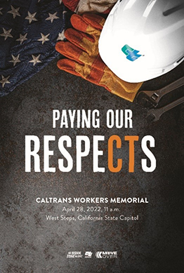 2022 Caltrans Fallen Workers Memorial poster
