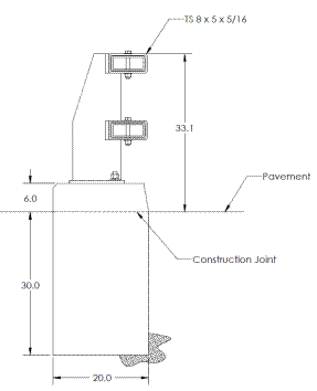 Cross Section of Test Article