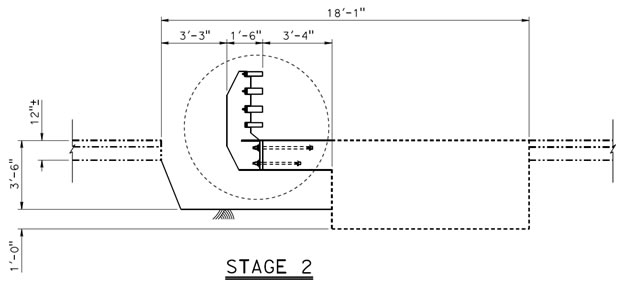 Cross section of Stage 2