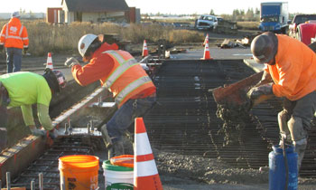 Construction of ST-75 Post and Beam Bridge Rail