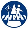 medians and pedestrians crossing islands in urban and suburban areas  icon