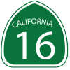 State Route 16 sign